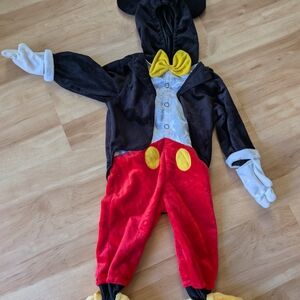 Disney Mickey Mouse Costume - Black, Red, Yellow